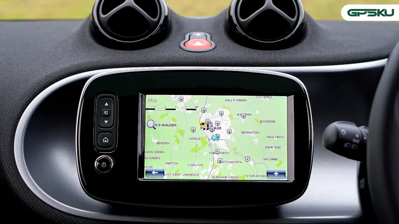 Letak GPS pada Mobil