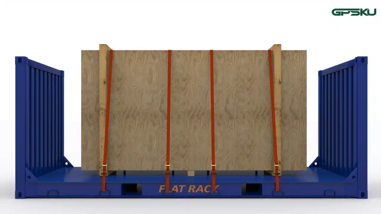 flat rack container adalah