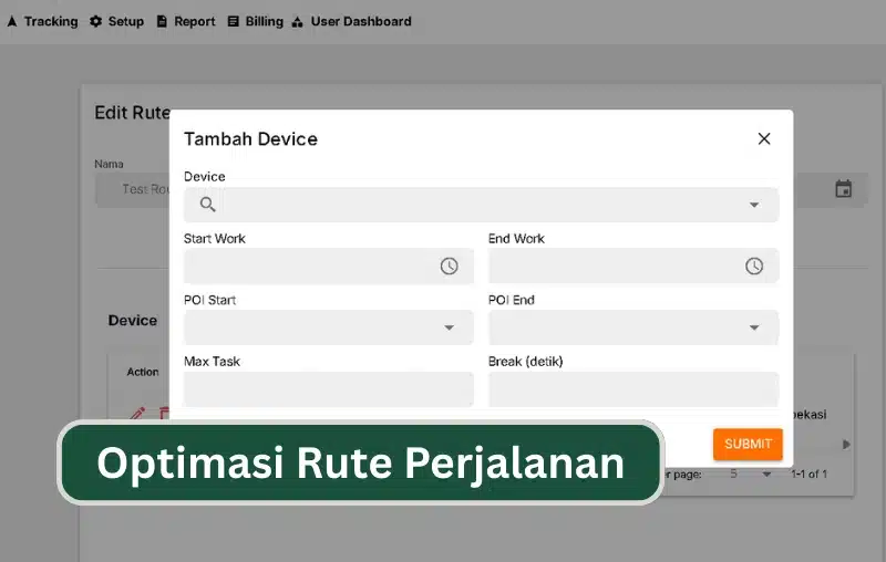 fitur route optimize