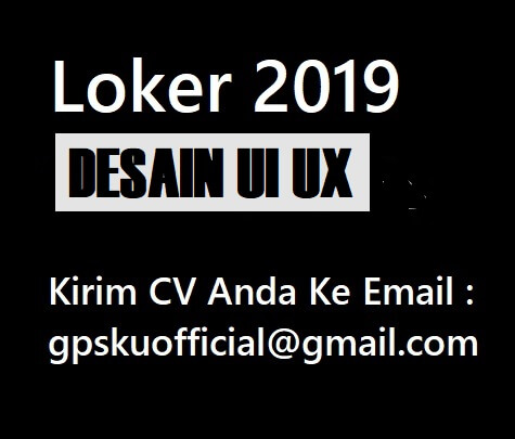 loker 2019 desain UI