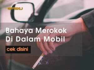 bahaya merokok di dalam mobil