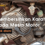 cara membersihkan karat mesin motor