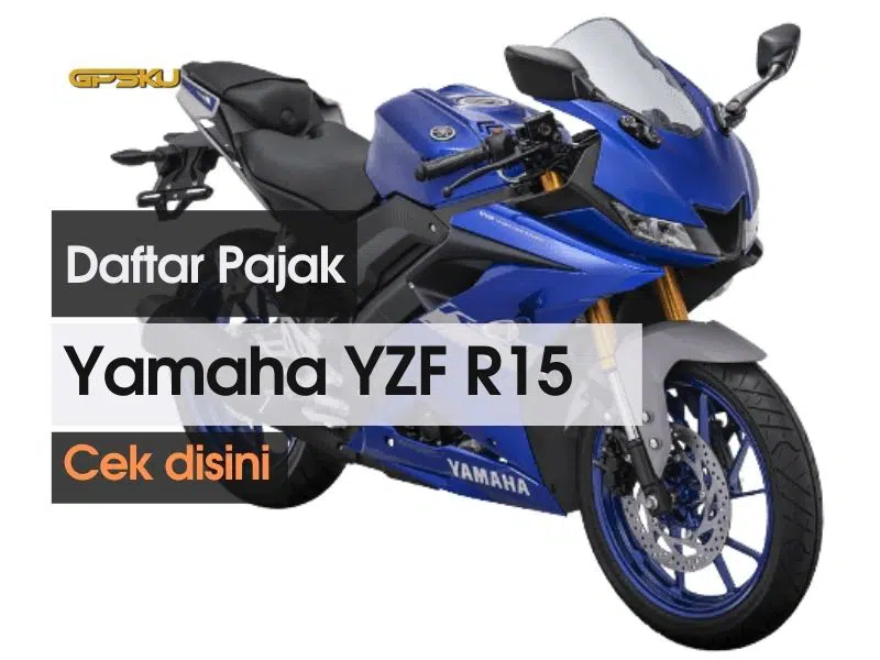 daftar pajak Yamaha YZF R15