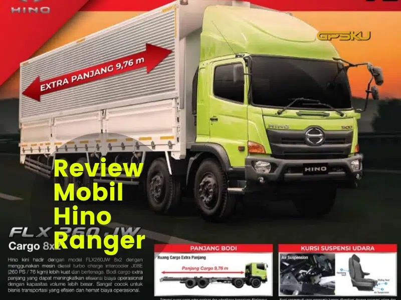 review mobil Hino Ranger Flx 260 Jw 8x2