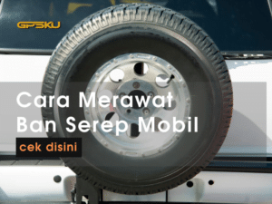 merawat ban serep mobil dudukan ban