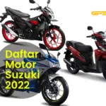 7 Daftar Motor Suzuki Di Indonesia 2022