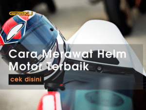 cara merawat helm motor custom