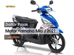 daftar pajak motor mio j 2021