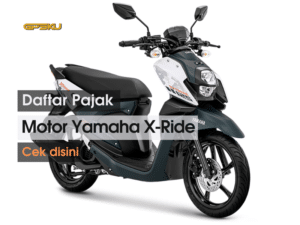 pajak motor x ride