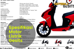 Spesifikasi Motor Gesits Indonesia