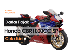 Pajak motor Honda CBR1000RR SP