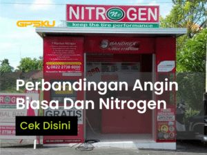 perbandingan angin biasa dan nitrogen tekanan ban mobil