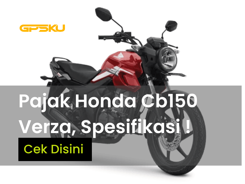 Pajak Honda CB150 Verza