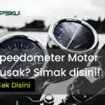 cara memperbaiki speedometer digital motor