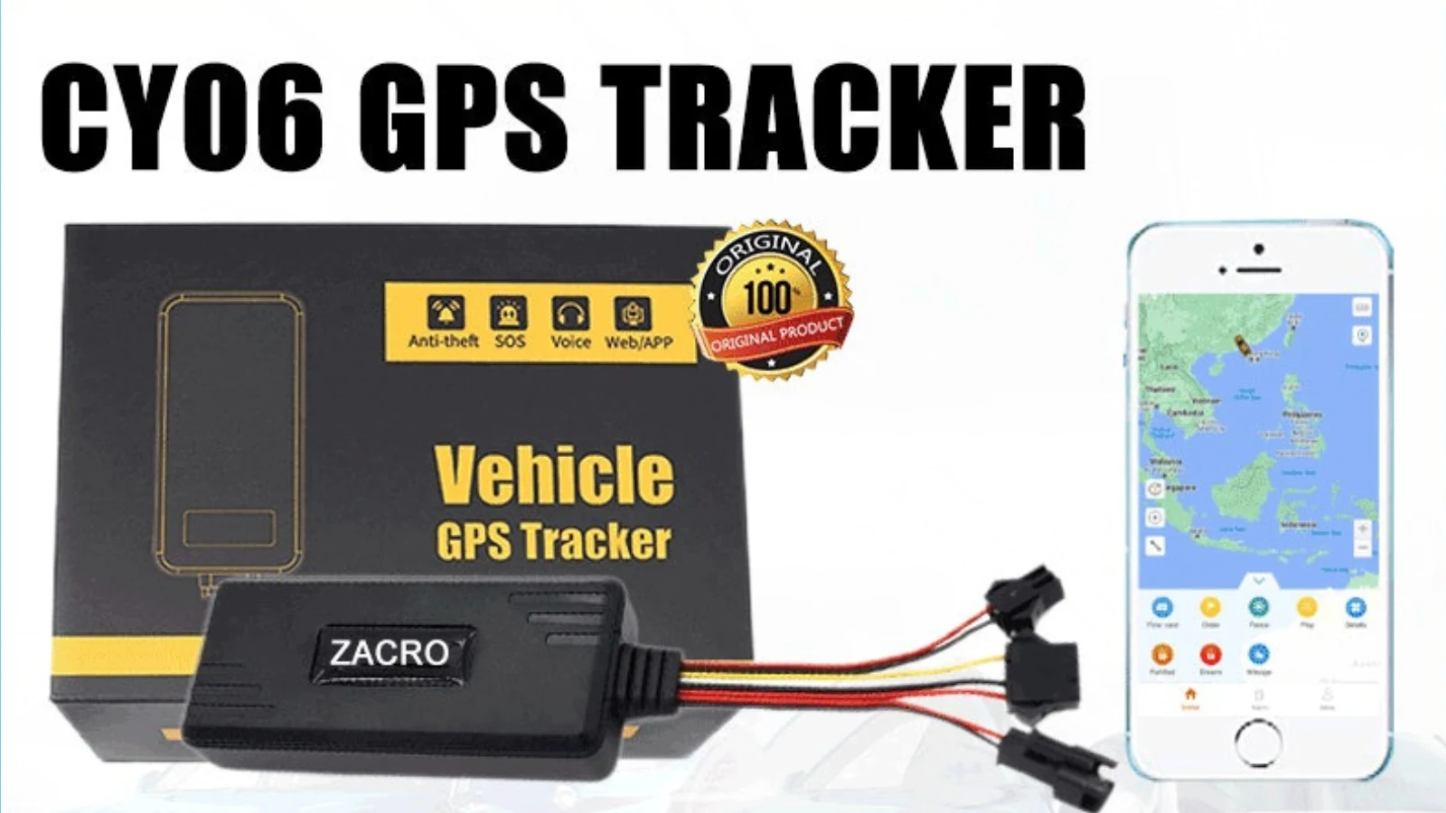 GPS tracker Mobil ZACRO CY06