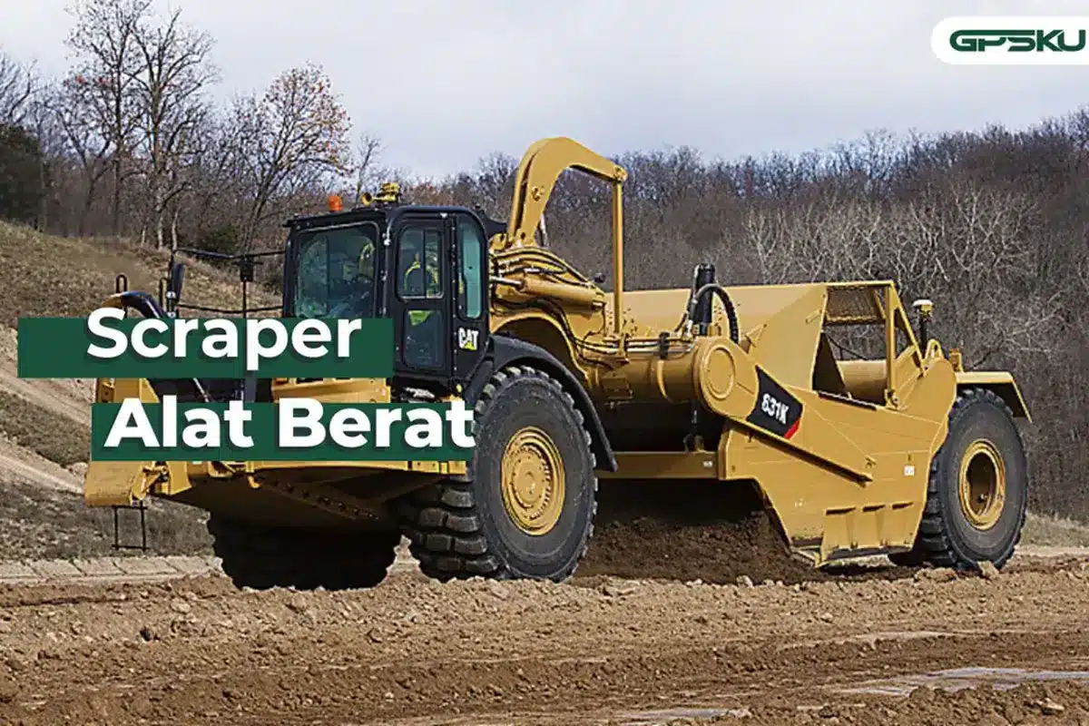 scraper alat berat