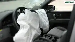 Indikator airbag menyala