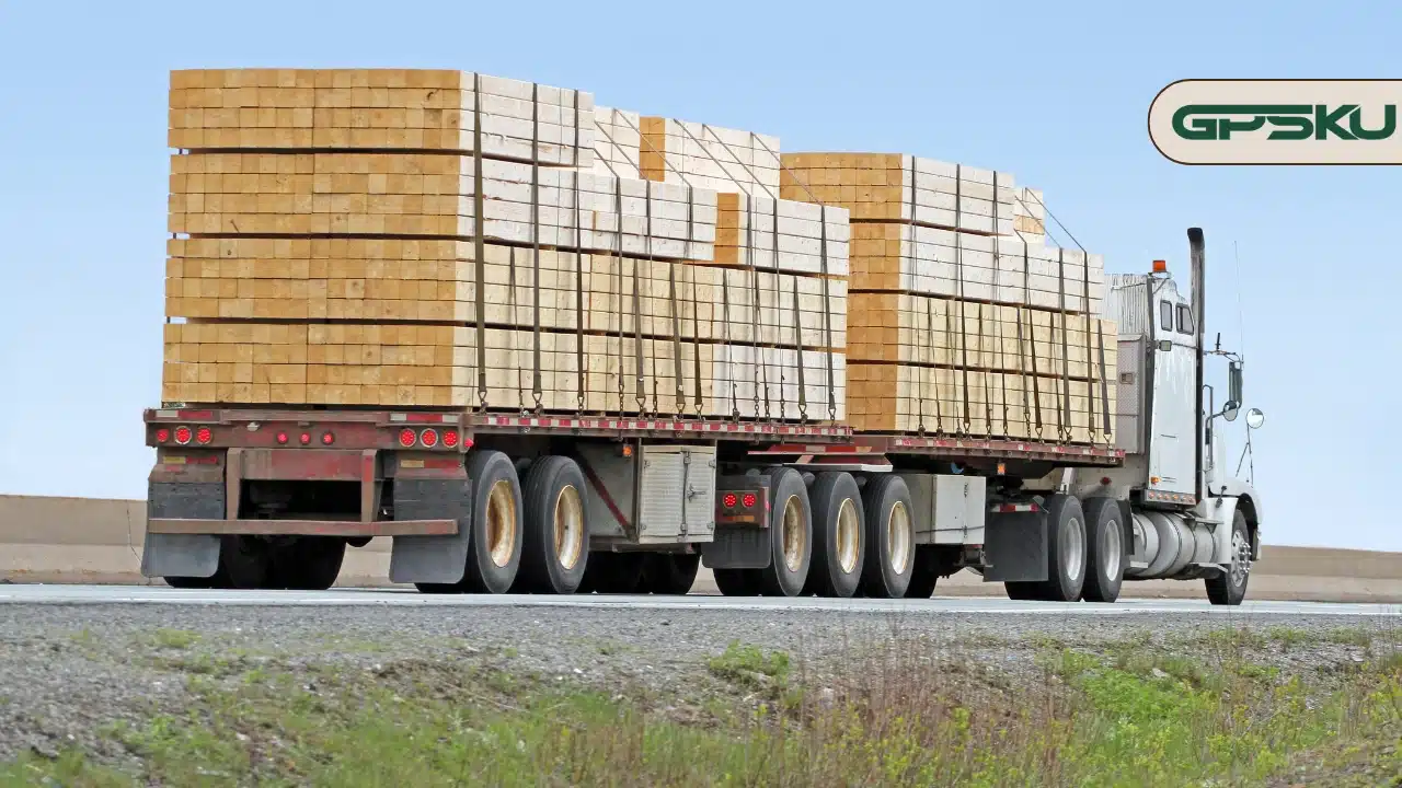 beban berat muatan truck