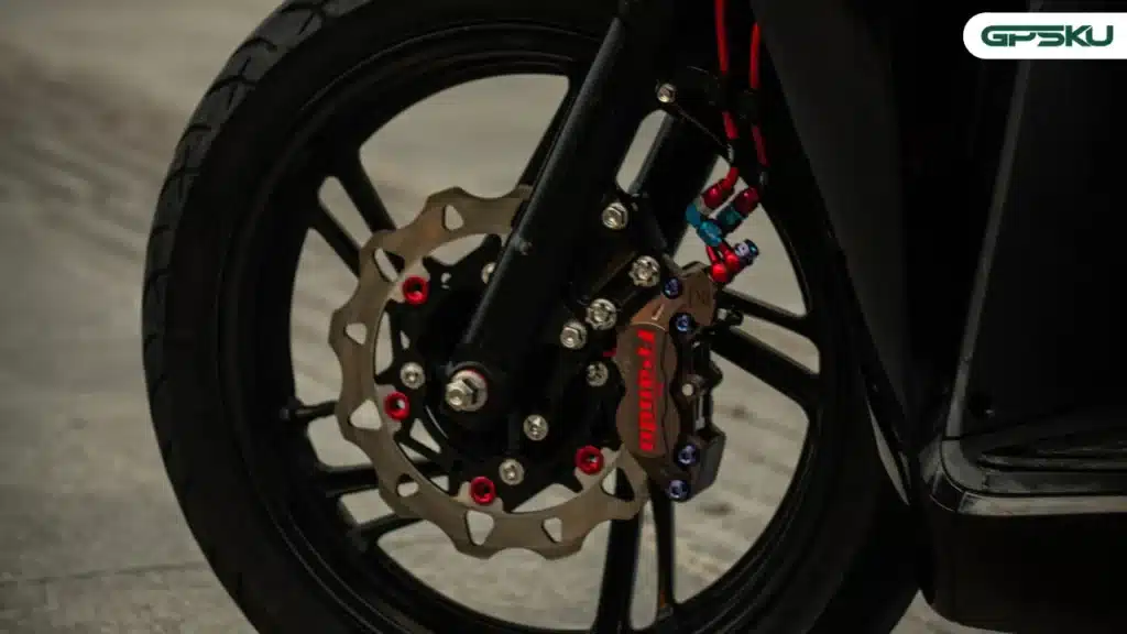 Perbedaan rem ABS dan non ABS pada motor