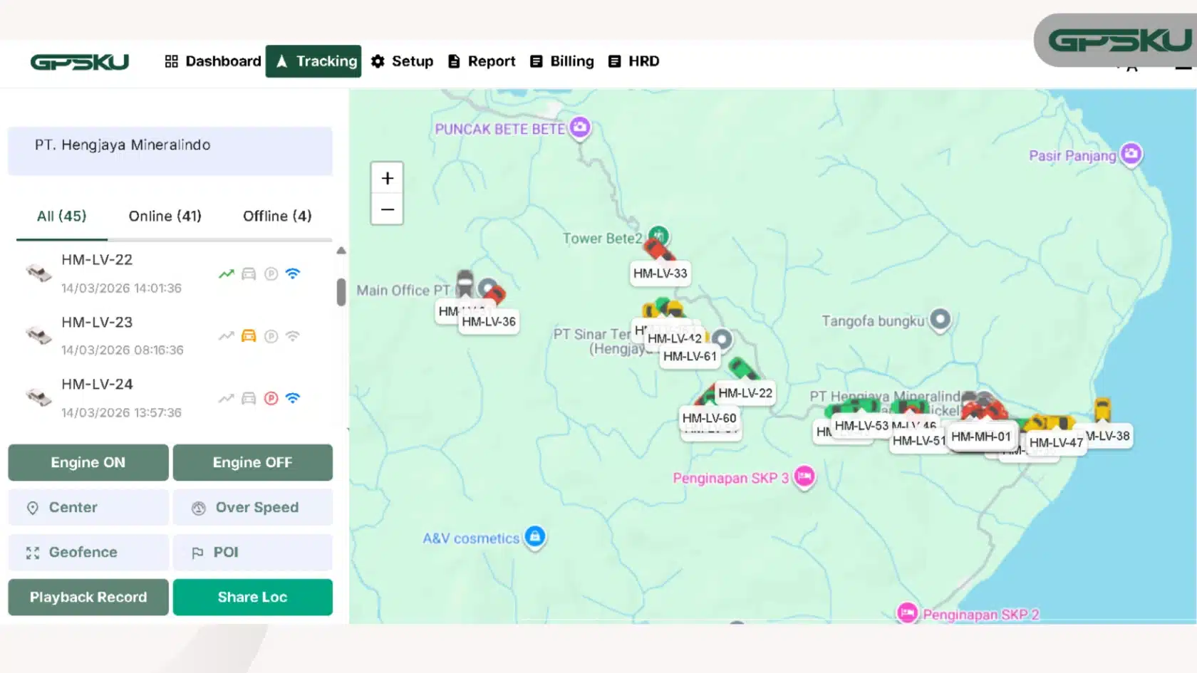 monitoring kendaraan tambang – GPSKU monitoring kendaraan tambang